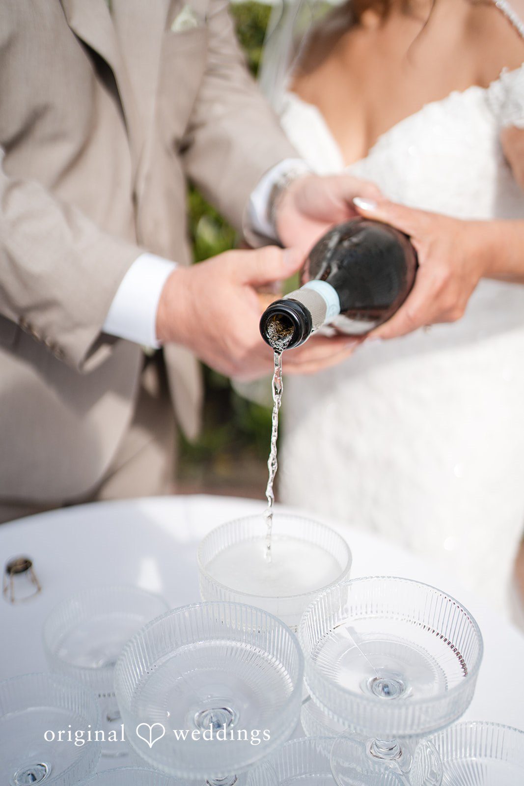 Stylish wedding party moment at Swan Harbor Farm