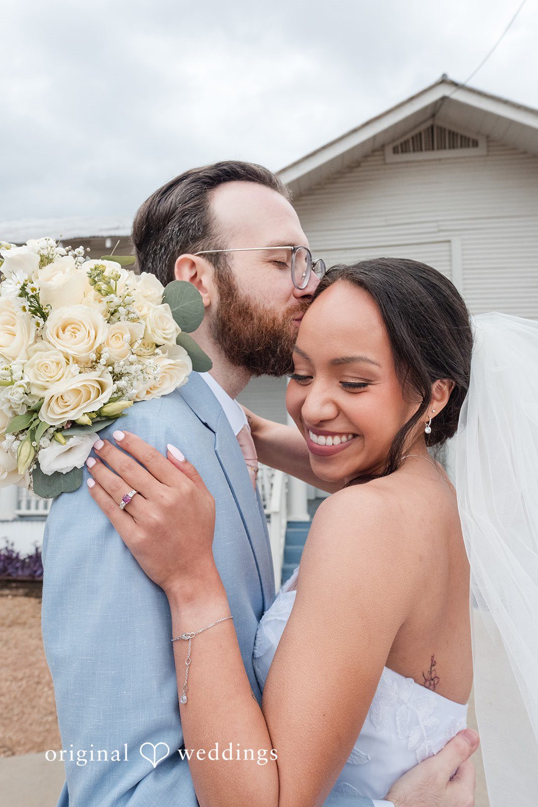 Dana + Daniel Emotional first meeting between bride and groom