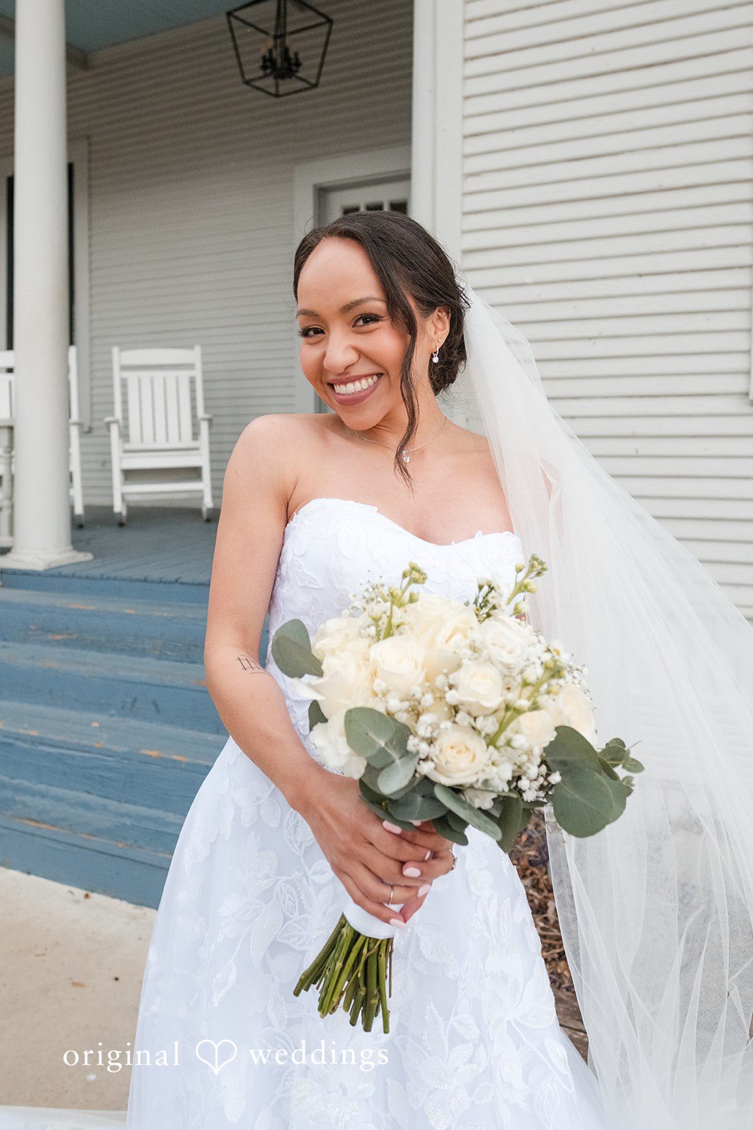 Dana + Daniel Solo bridal portrait in soft natural light