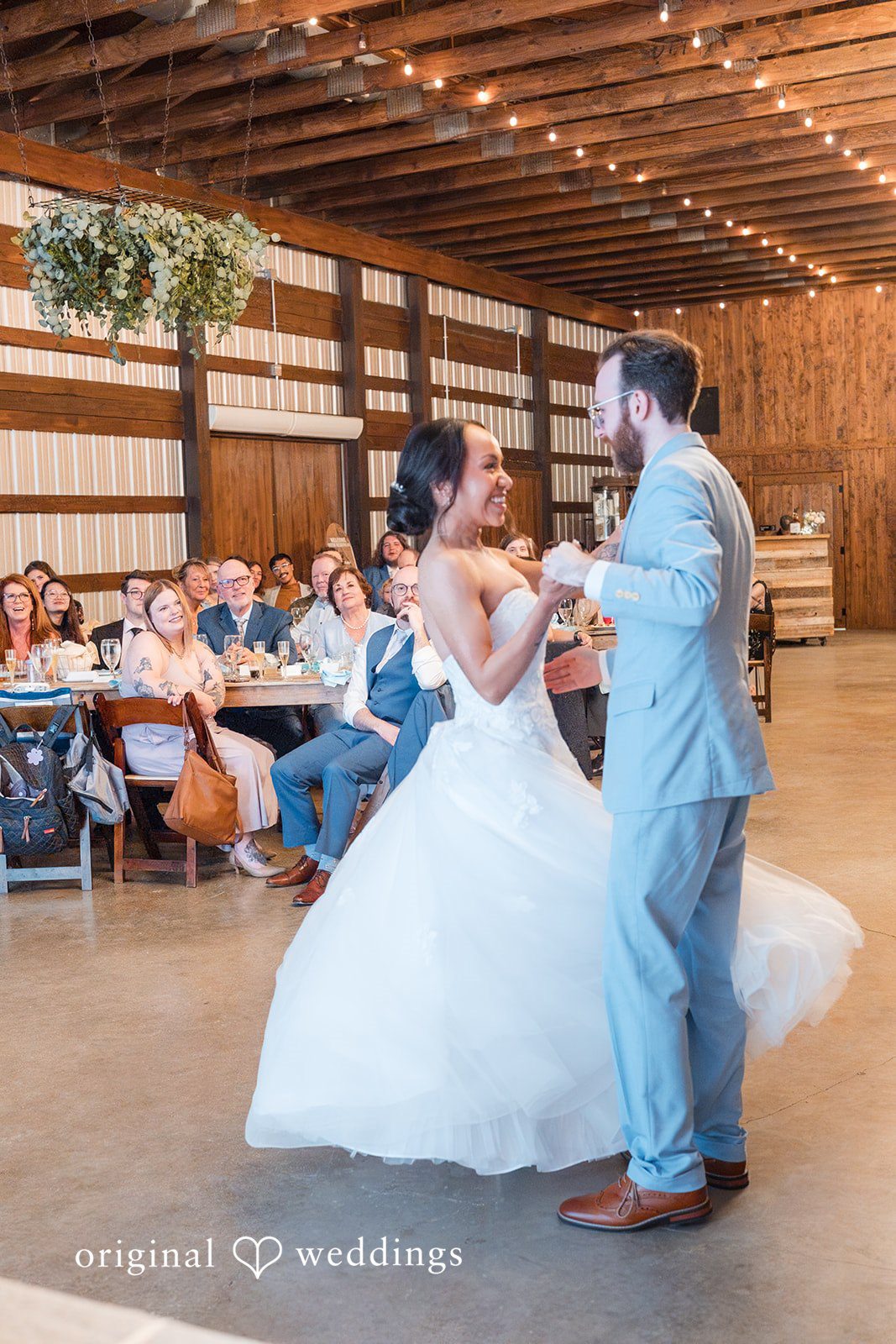 Dana + Daniel Fun and joyful dance moment during the reception
