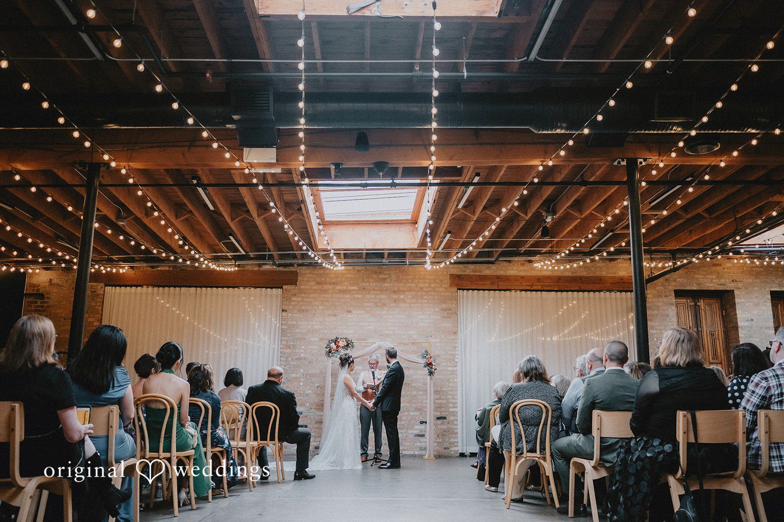 The couple at their Arbory wedding ceremony