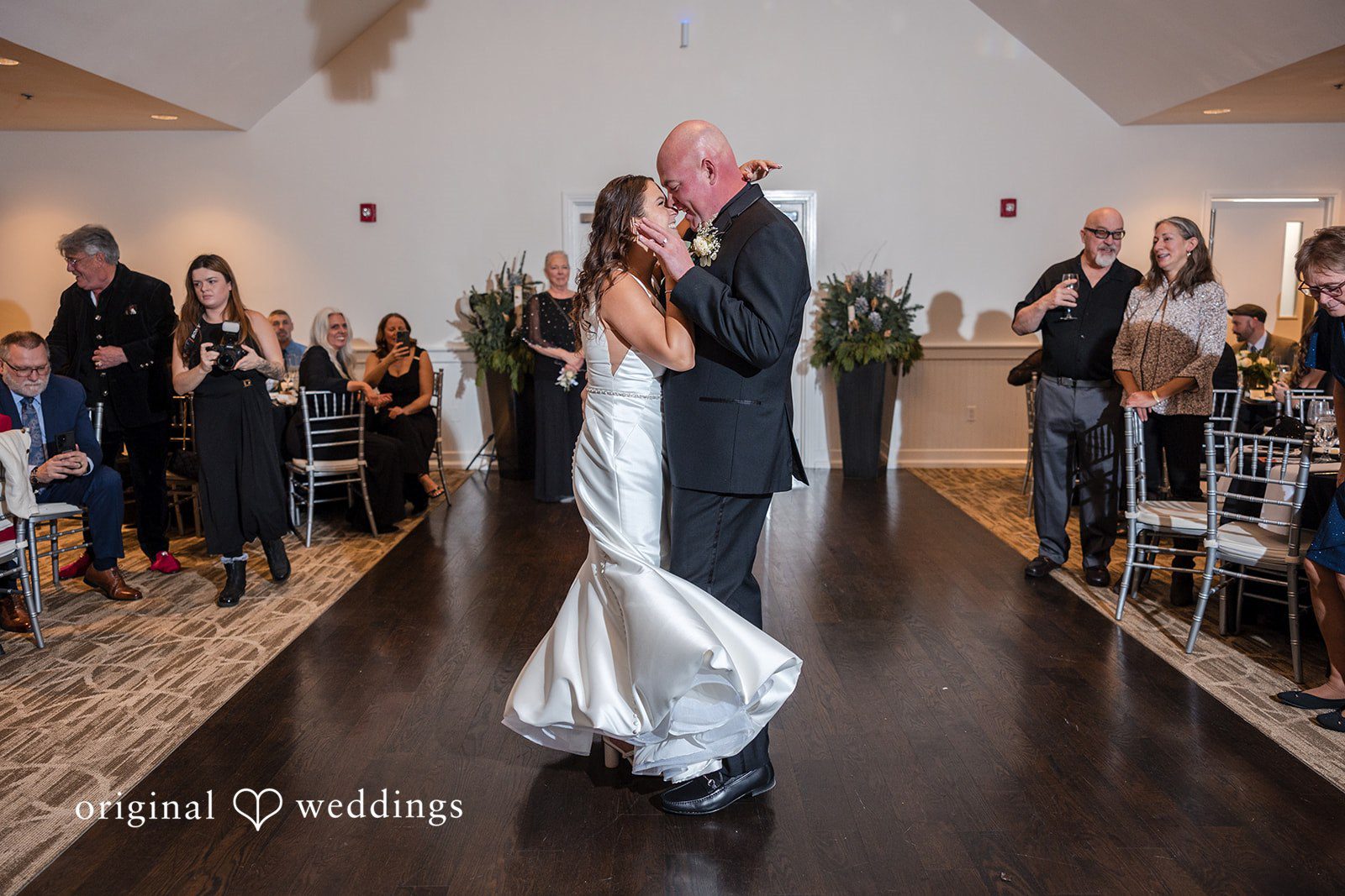 Romantic dance moment of couple