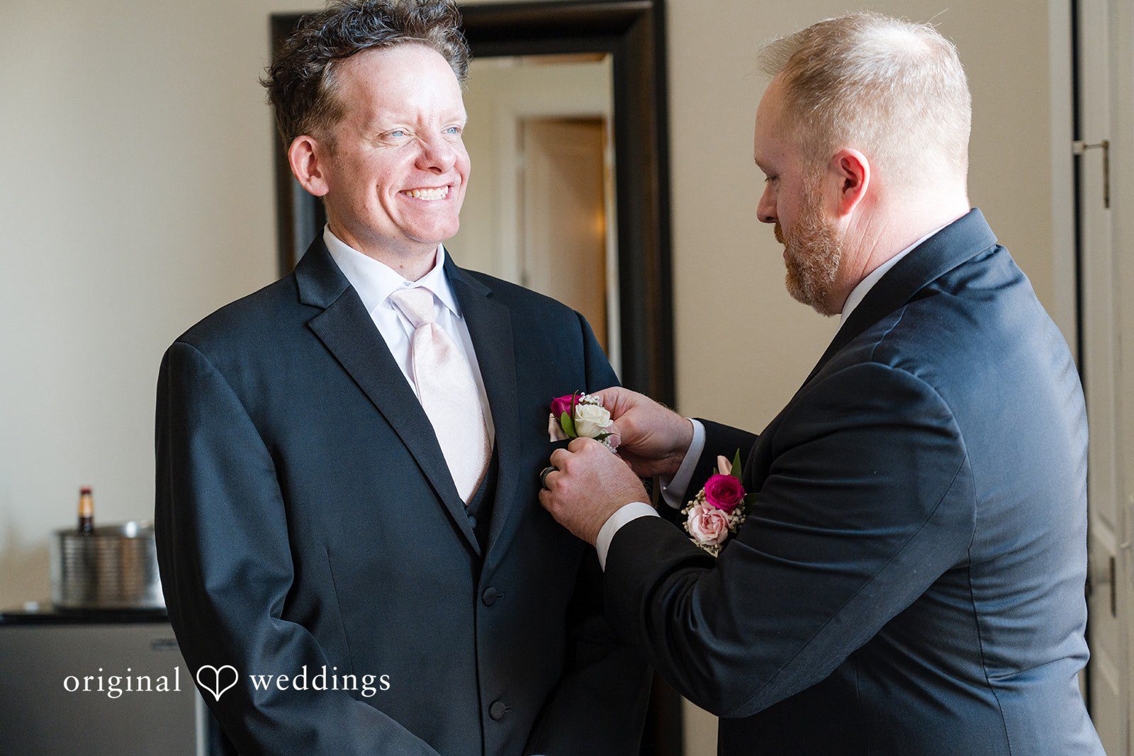 Classic groom getting-ready picture