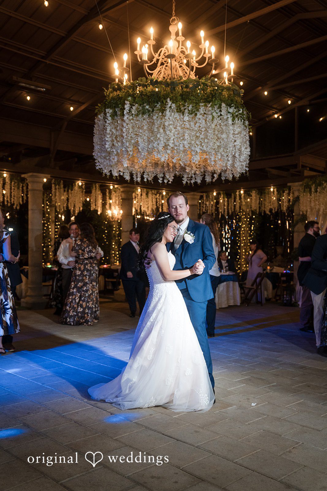 Nghi + Christopher Beautiful wedding dance captured with emotional expressions at The Castle at Wildwood Gardens