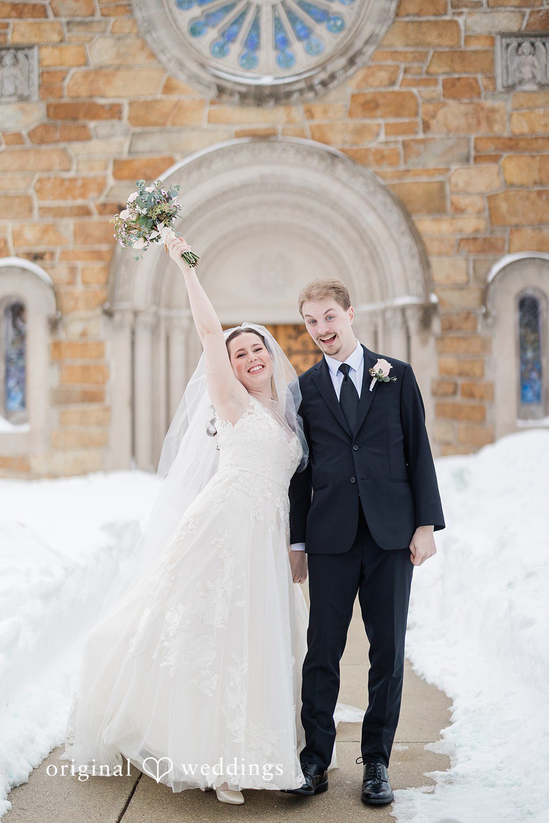 Stunning romantic portrait of couple