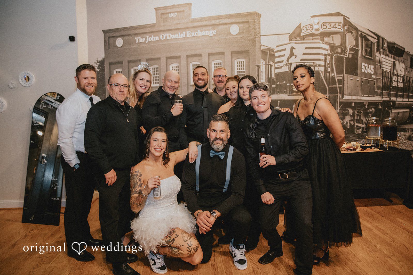 Siobhan + Seth Raleigh Wedding Photographers at The Durham Exchange | Siobhan & Seth -