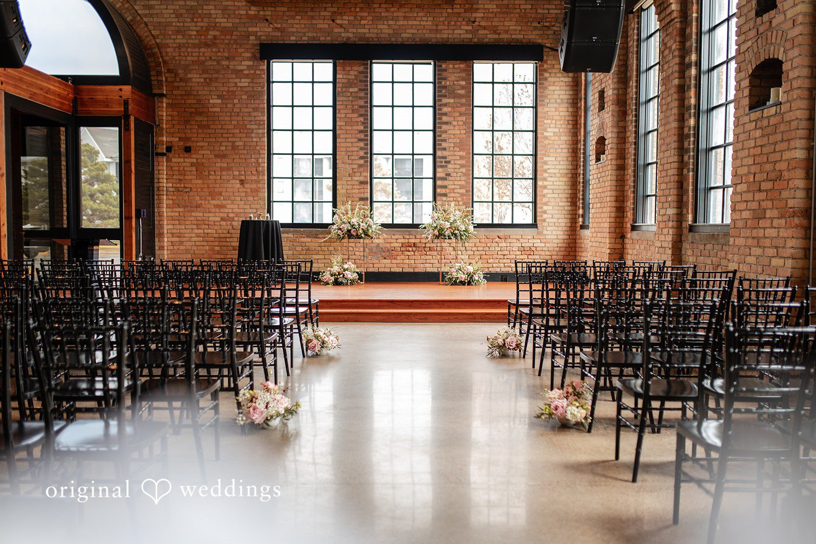 Beautiful wedding venue setup at The Essence Event Center