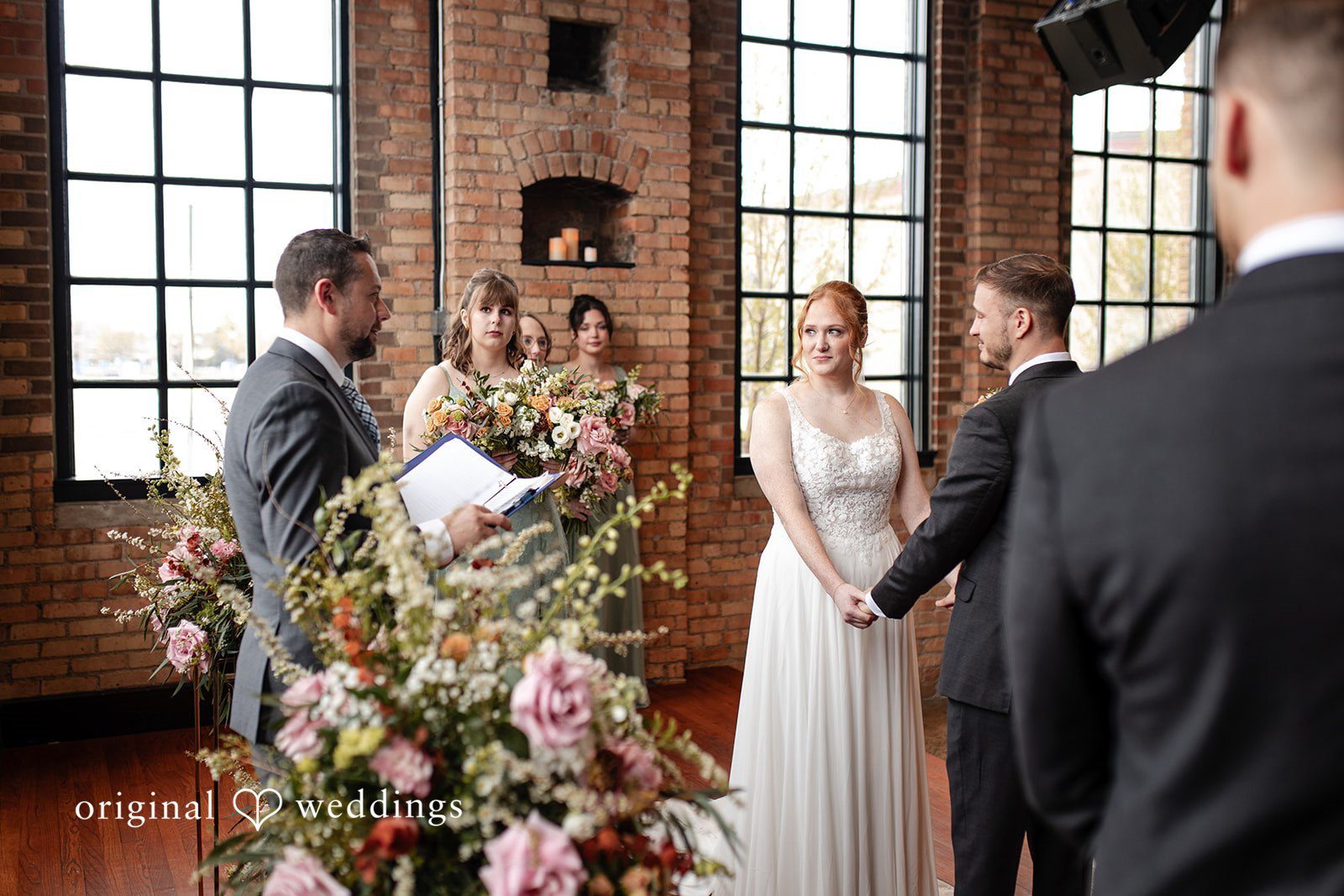Beautiful intimate ceremony shot at The Essence Event Center