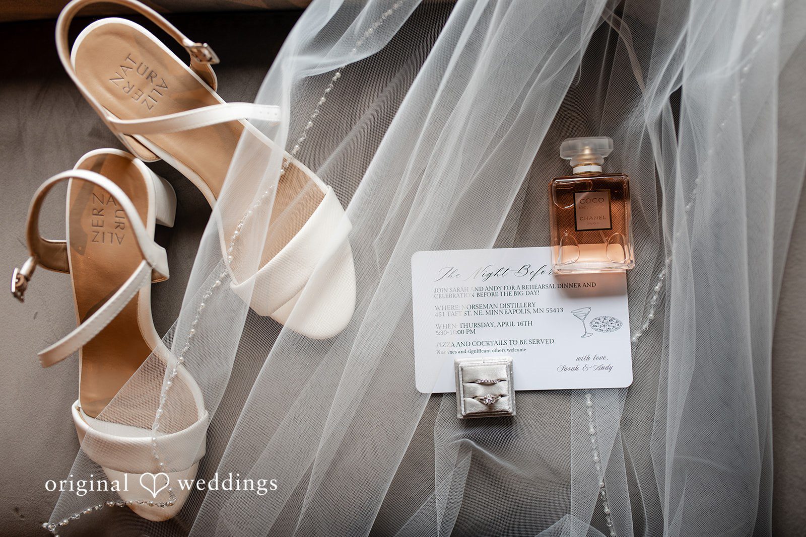 Romantic bride wedding accessories photography  at The Essence Event Center