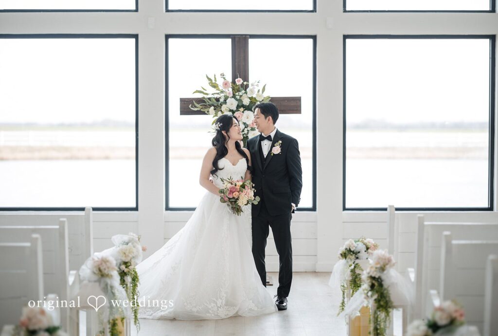 Anthony + Valen Dallas Wedding Photographers from Original Weddings capturing the beautiful couple at The Gardenia