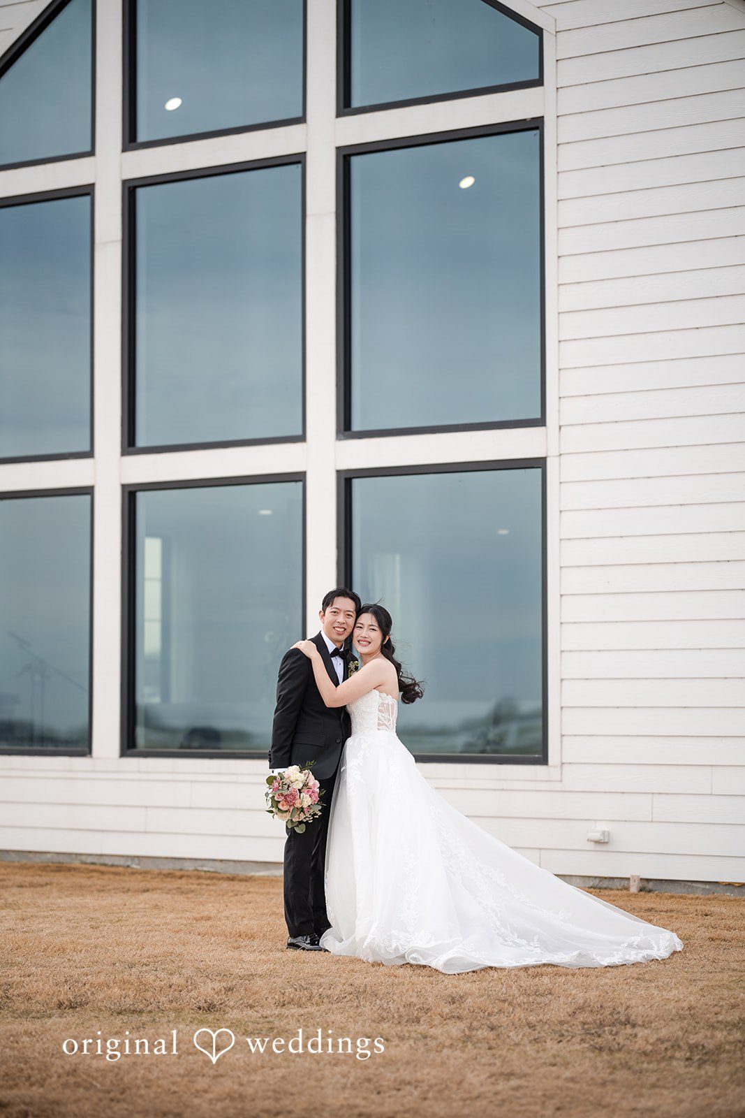 Anthony + Valen Amazing shot of bride and groom at The Gardenia