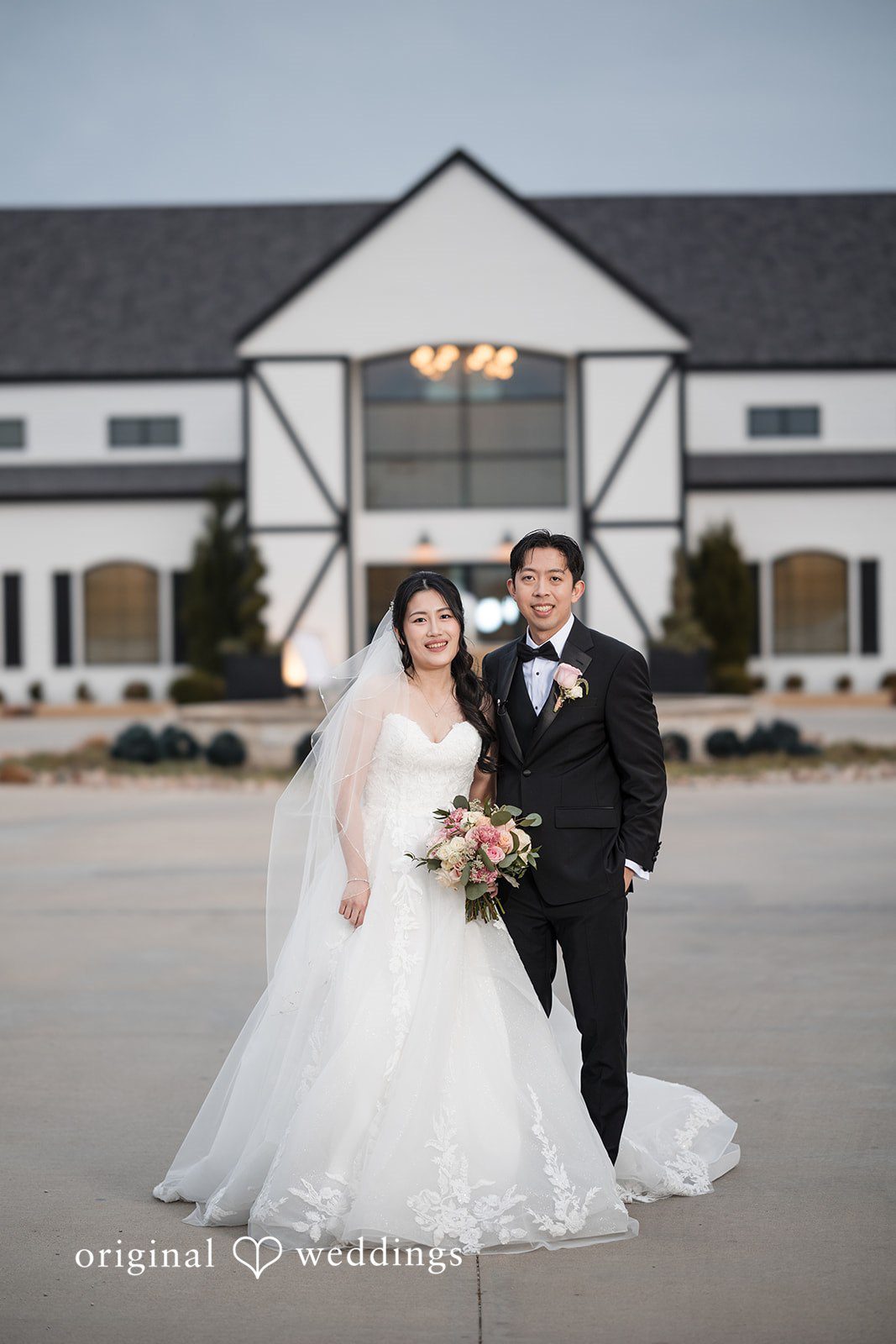 Anthony + Valen Dallas Wedding Photographers from Original Weddings capturing the beautiful couple at The Gardenia
