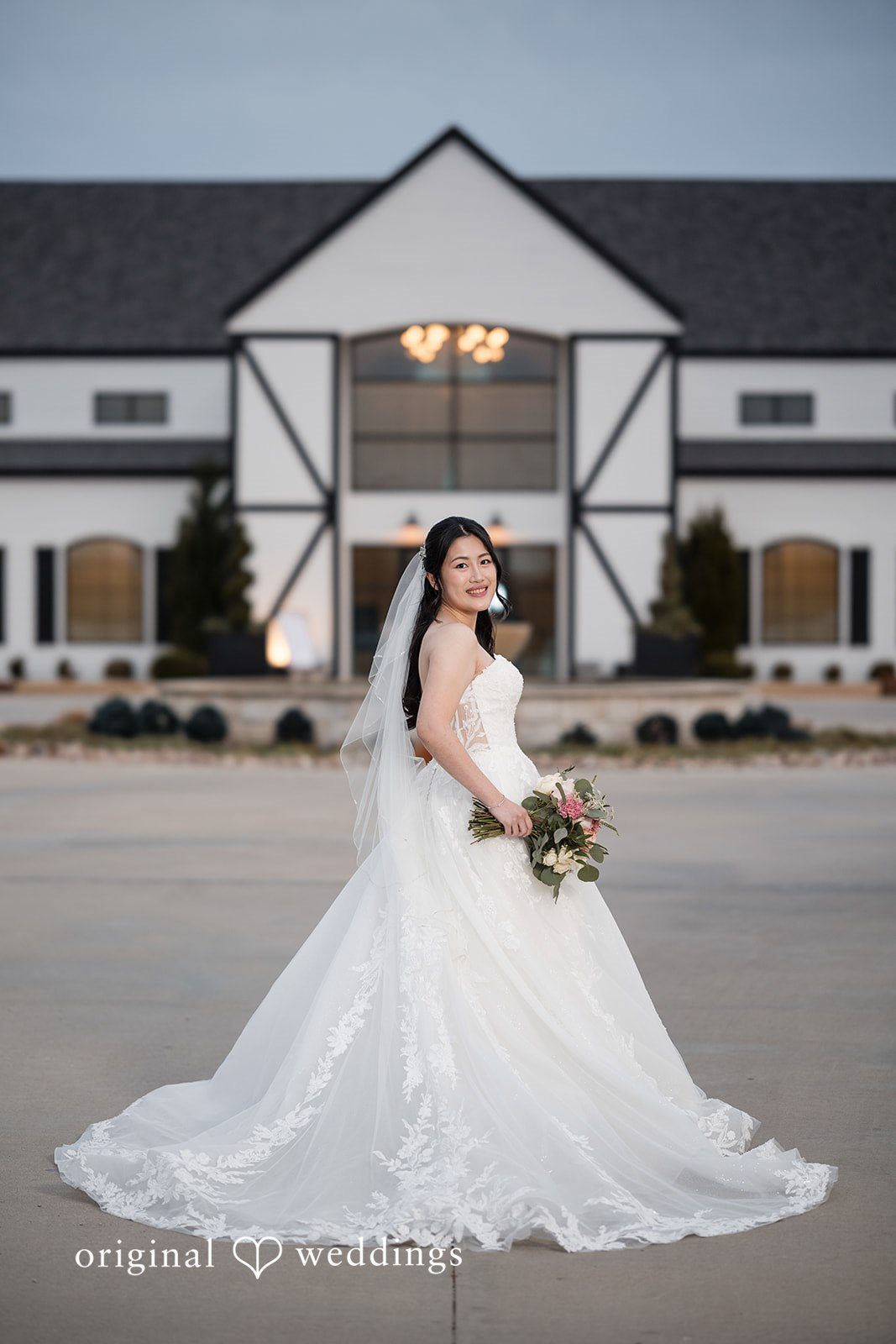 Anthony + Valen Solo shot of bride at The Gardenia