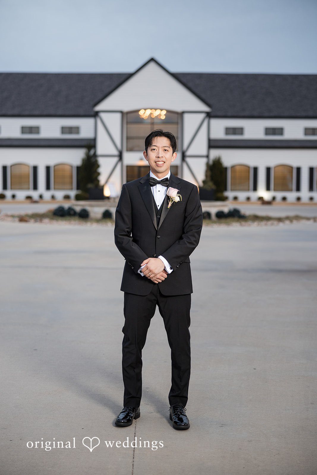 Anthony + Valen Amazing portrait of groom in wedding attire