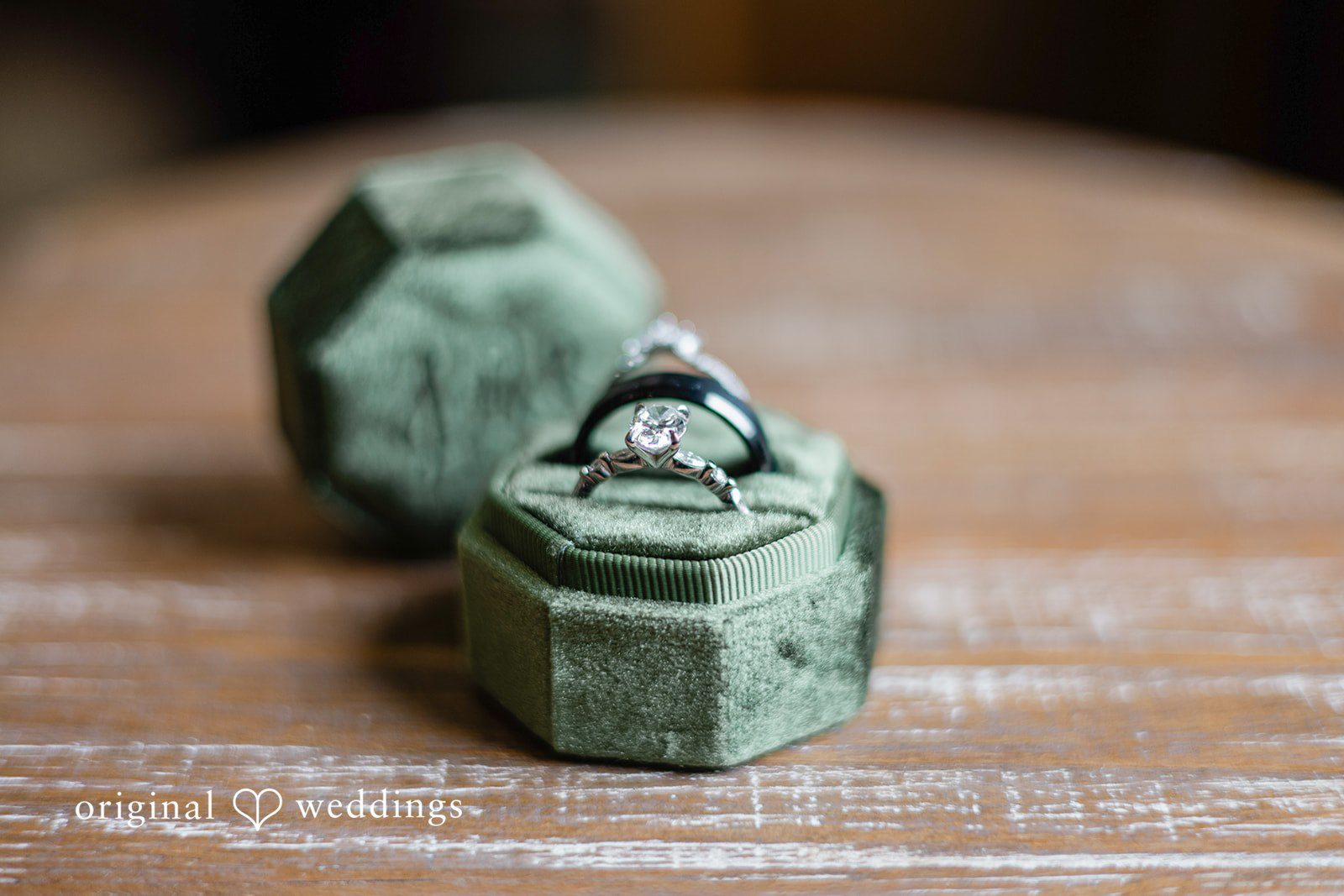 Lily + Robert Wedding rings