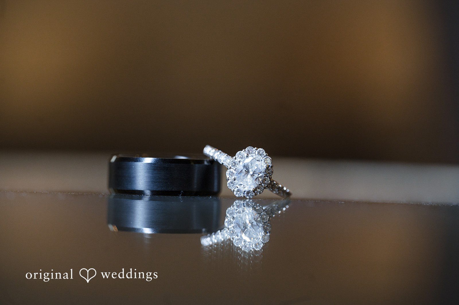 Elegant rings close-up photography at The Oaks
