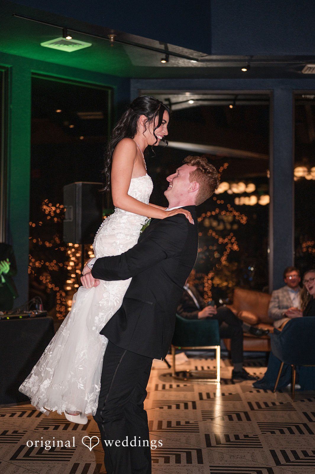 Beautiful reception dance photography at The Oaks