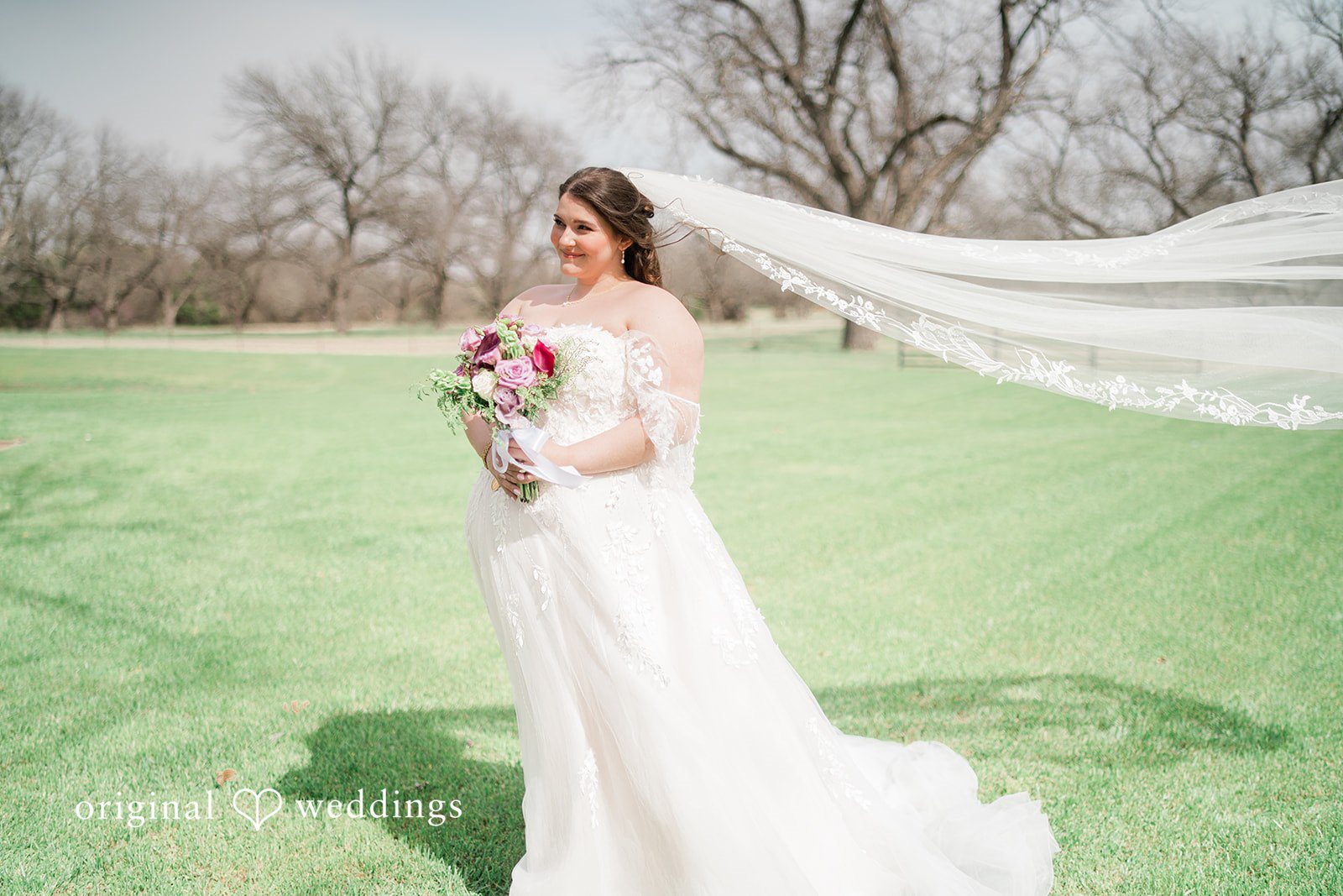 A beautiful portrait of the bride at The Orchard Event Venue & Retreat