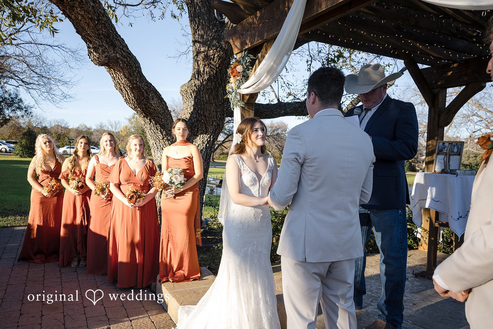 Bonnie + Aksel Elegant ceremony interaction photography at The Orchard Event Venue & Retreat