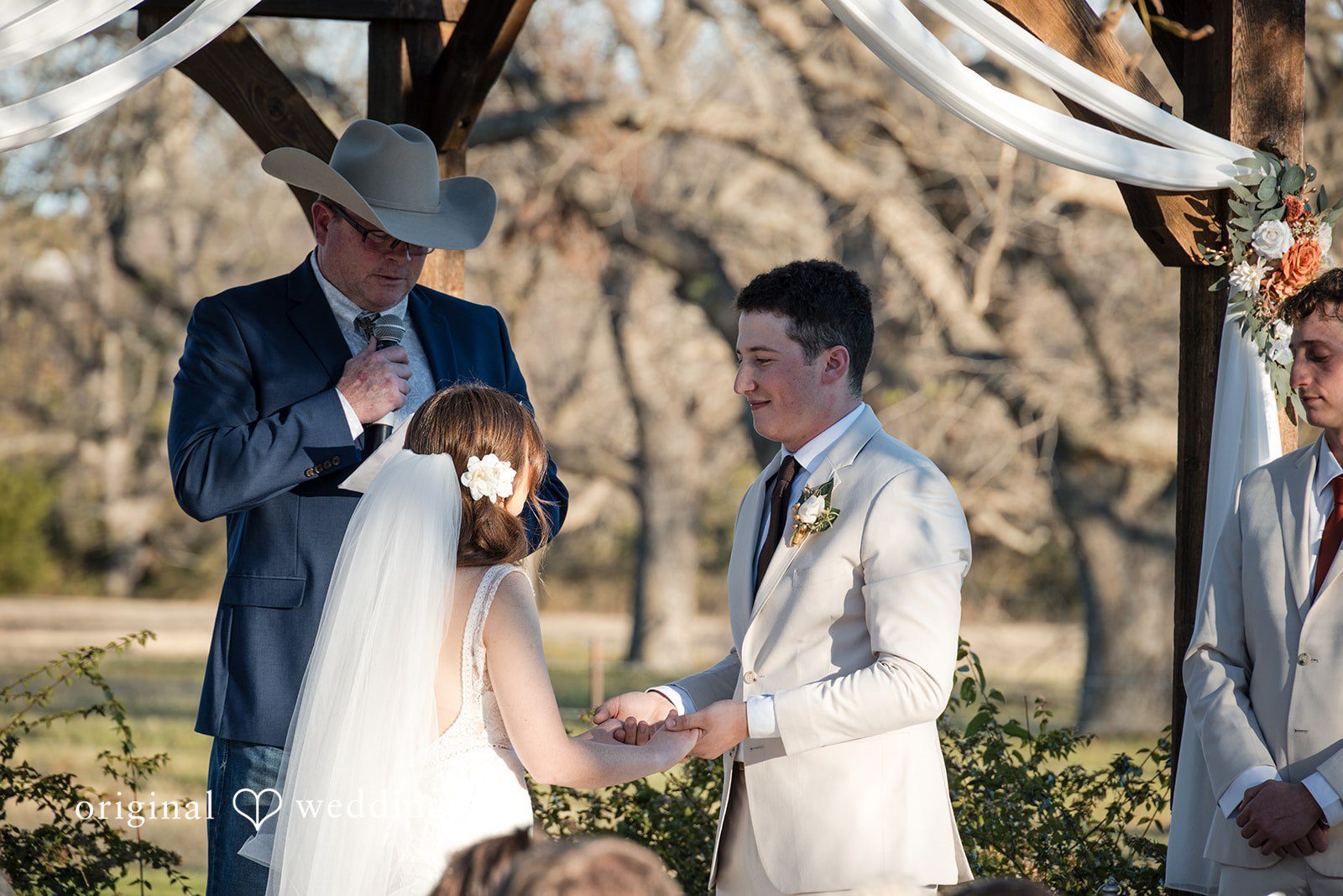 Bonnie + Aksel Stylish romantic ceremony photography at The Orchard Event Venue & Retreat