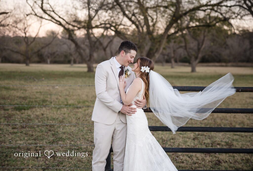 Bonnie + Aksel Dallas wedding photographers capturing couple photo at The Orchard Event Venue & Retreat by Original Weddings