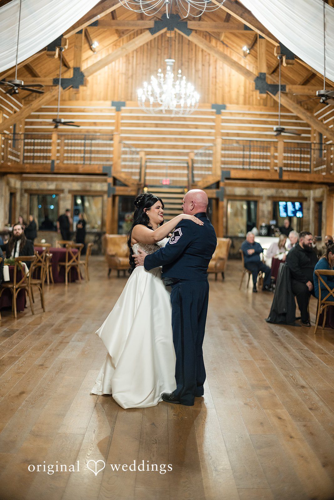 Parent dance during wedding reception