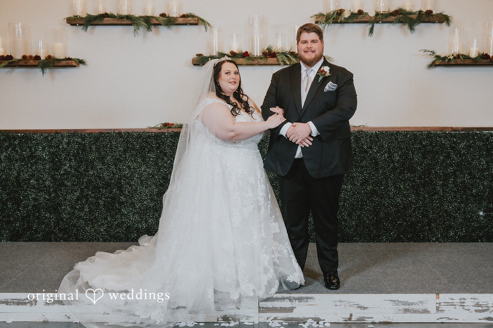 A stunning portrait of the couple