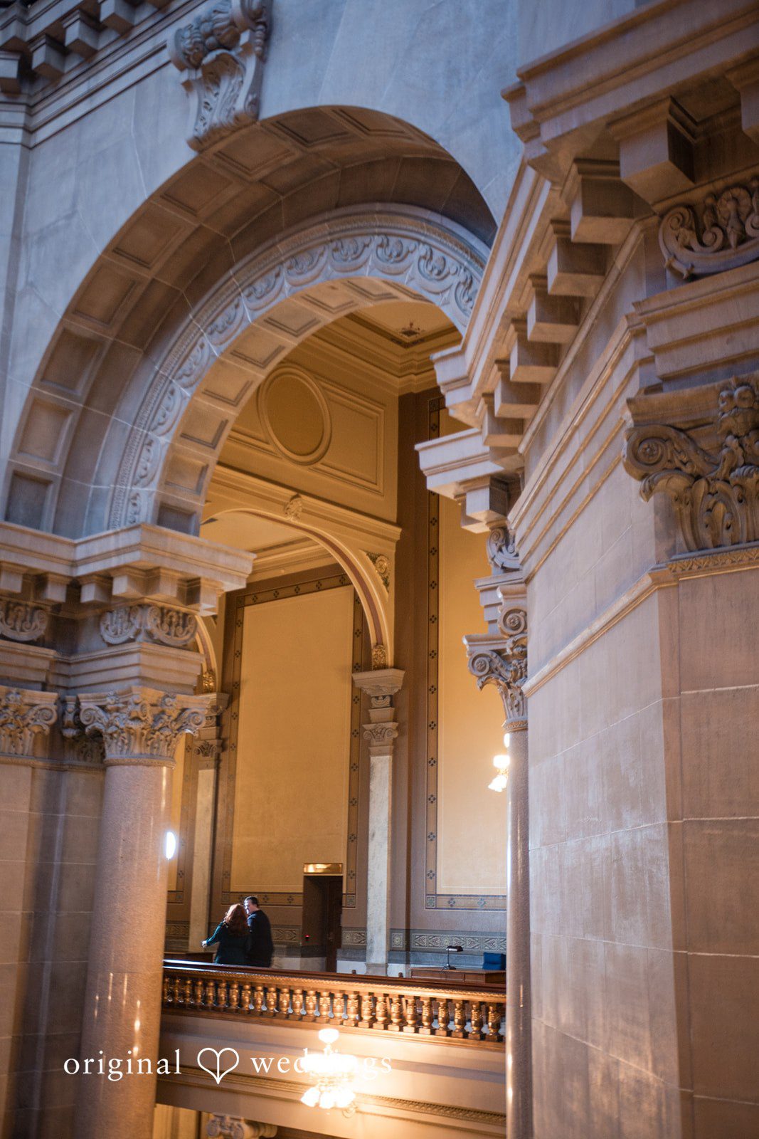 Engagement photography session at The State House