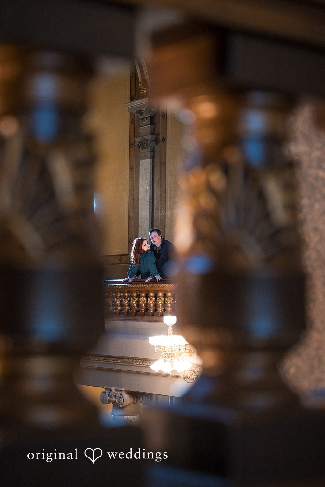 Engagement photography session at The State House by original weddings capturing the love story of couple