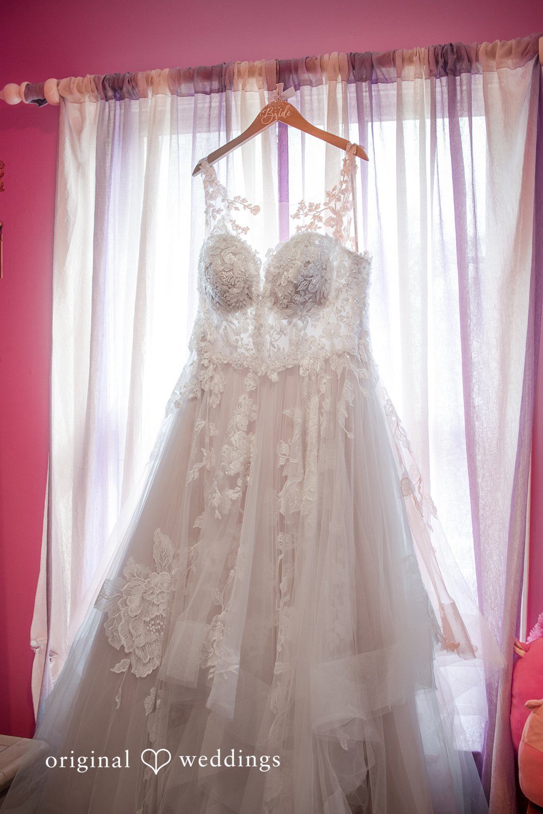 Michael + Shannon The bride's gown