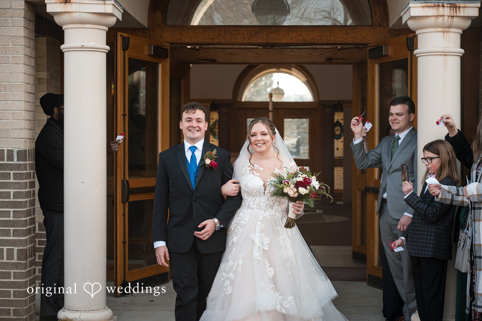 Michael + Shannon The couple makes a joyful exit