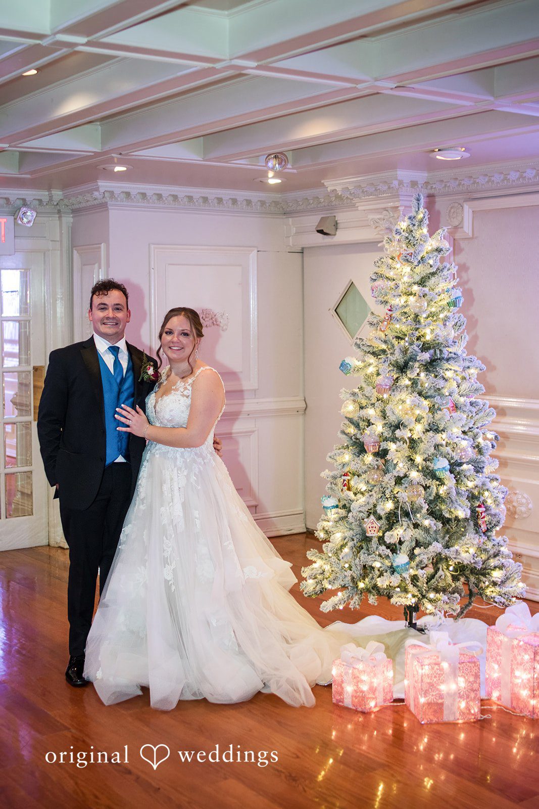 Michael + Shannon A stunning portrait of the couple The Tides Estate wedding reception