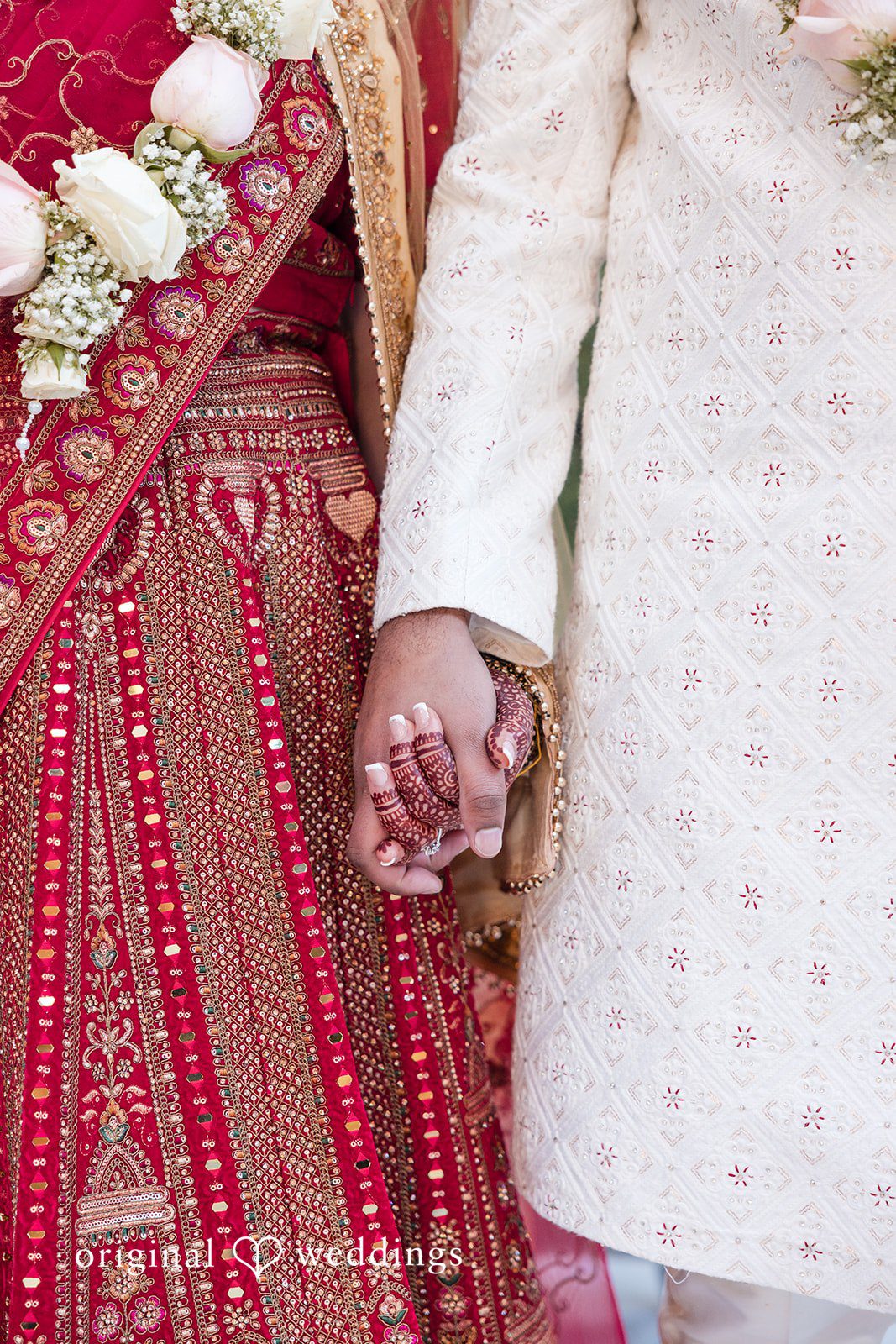 Taylor + Yash Couple holding hands show casing their true love
