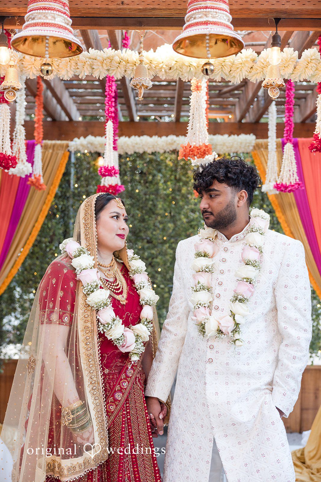 Taylor + Yash Romantic picture of couple looking at each other