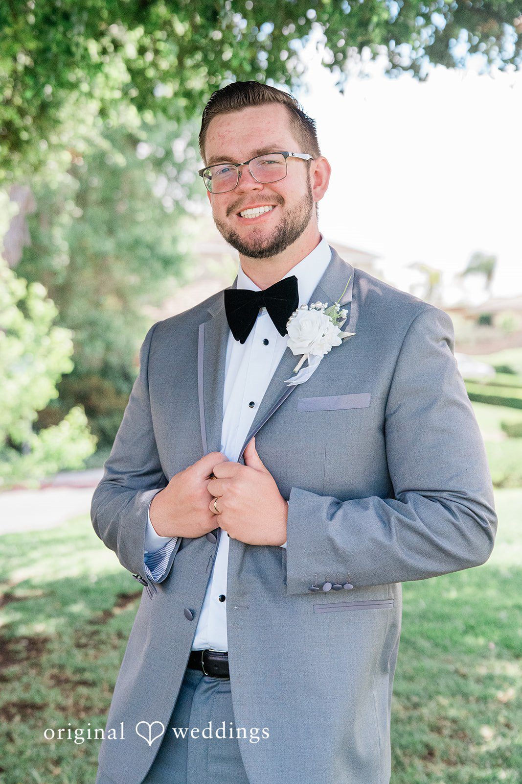 Groom portrait at Towngate Community Center