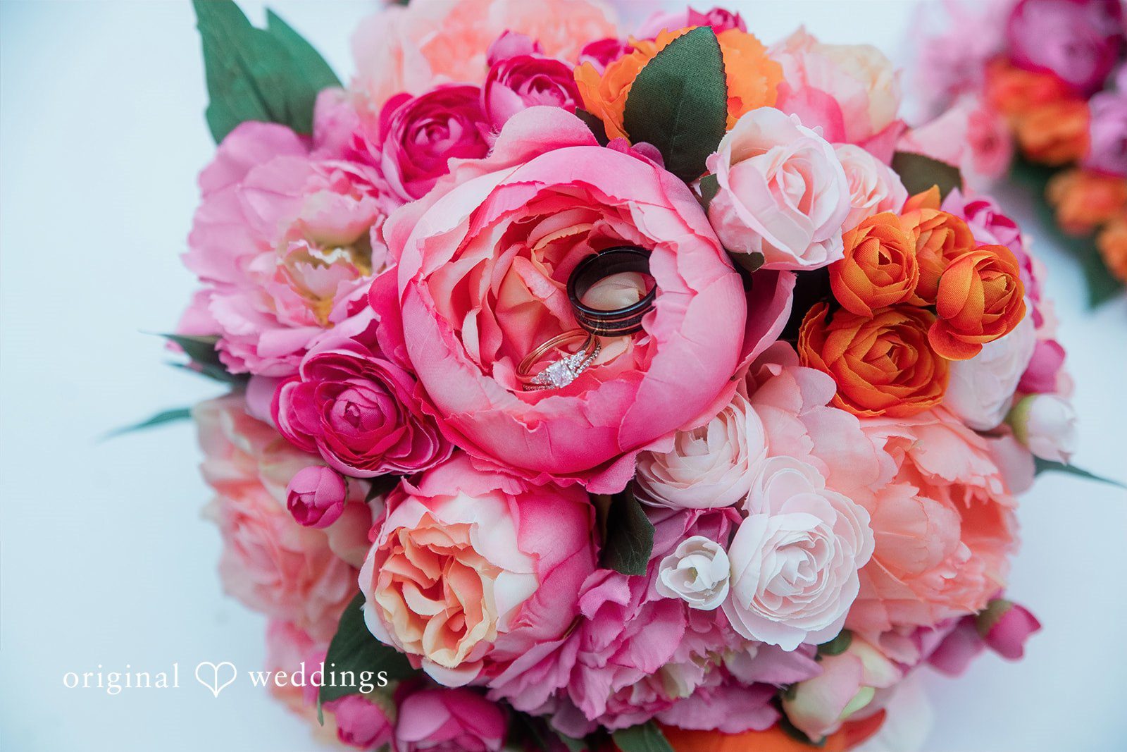 Hilary + Thomas A colorful huge bouquet