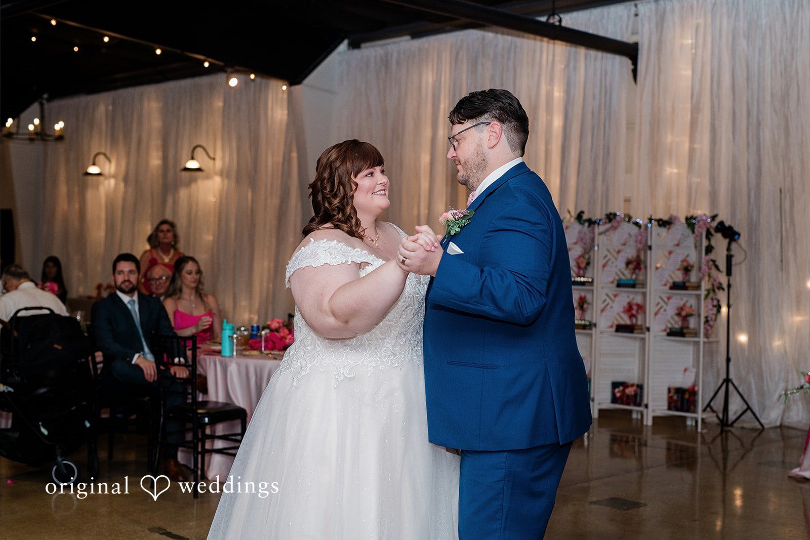 Hilary + Thomas The couple takes their first dance