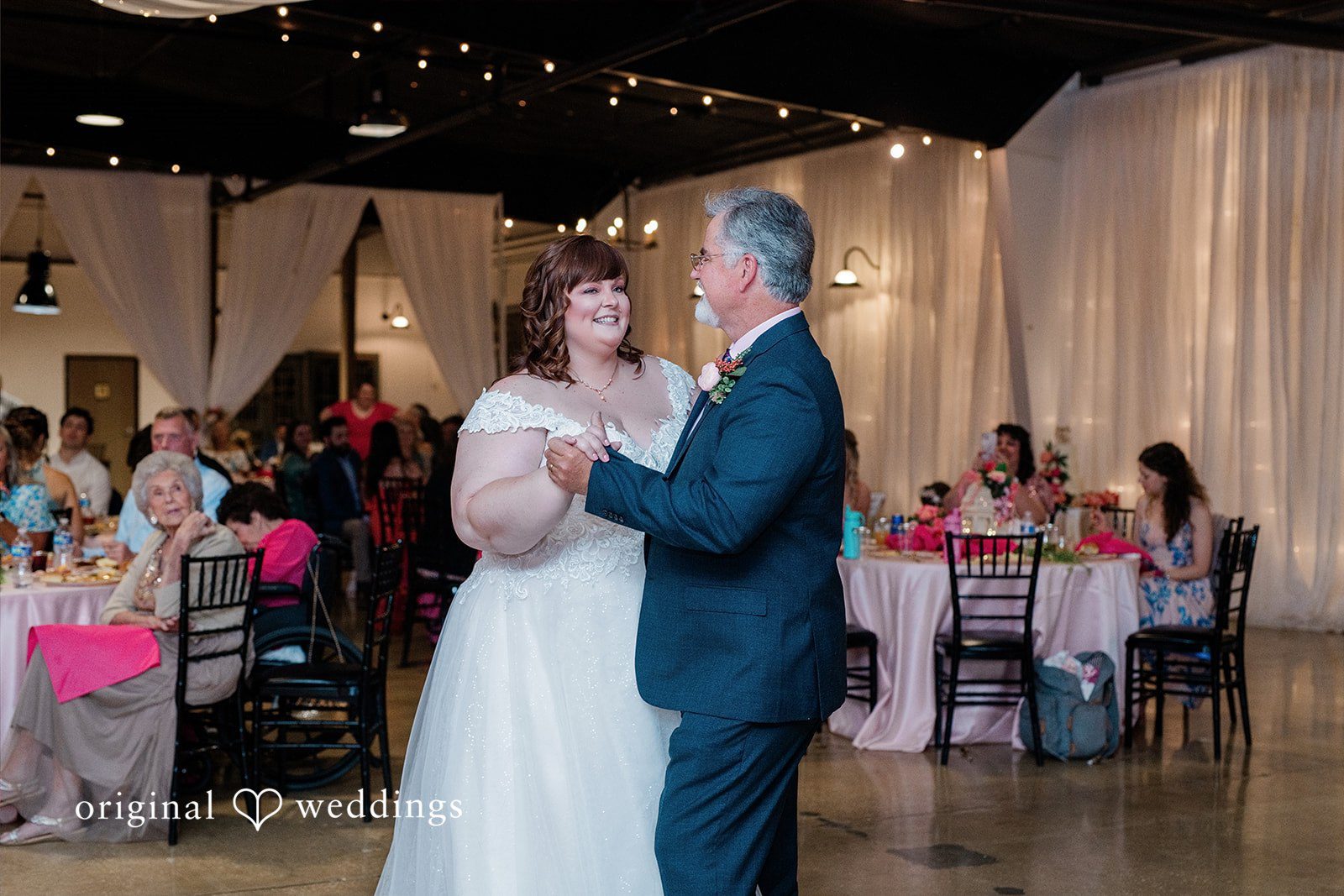 Hilary + Thomas The bride dances with her father