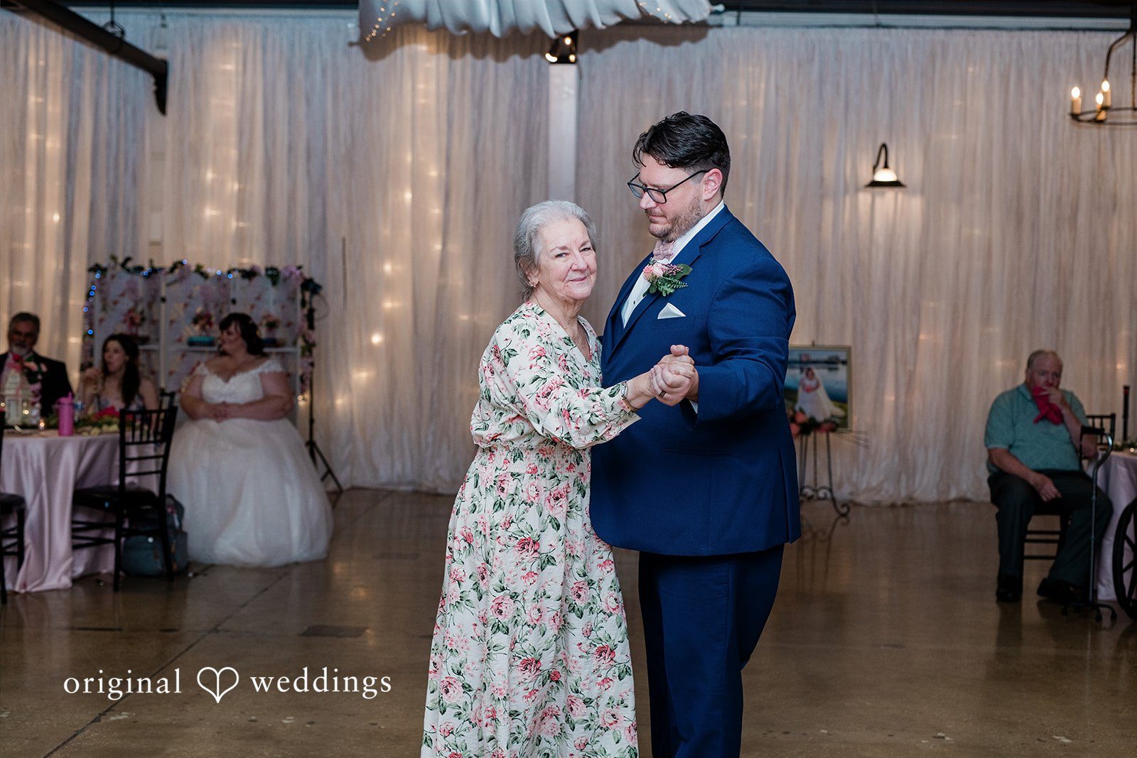 Hilary + Thomas The groom dances with his mother