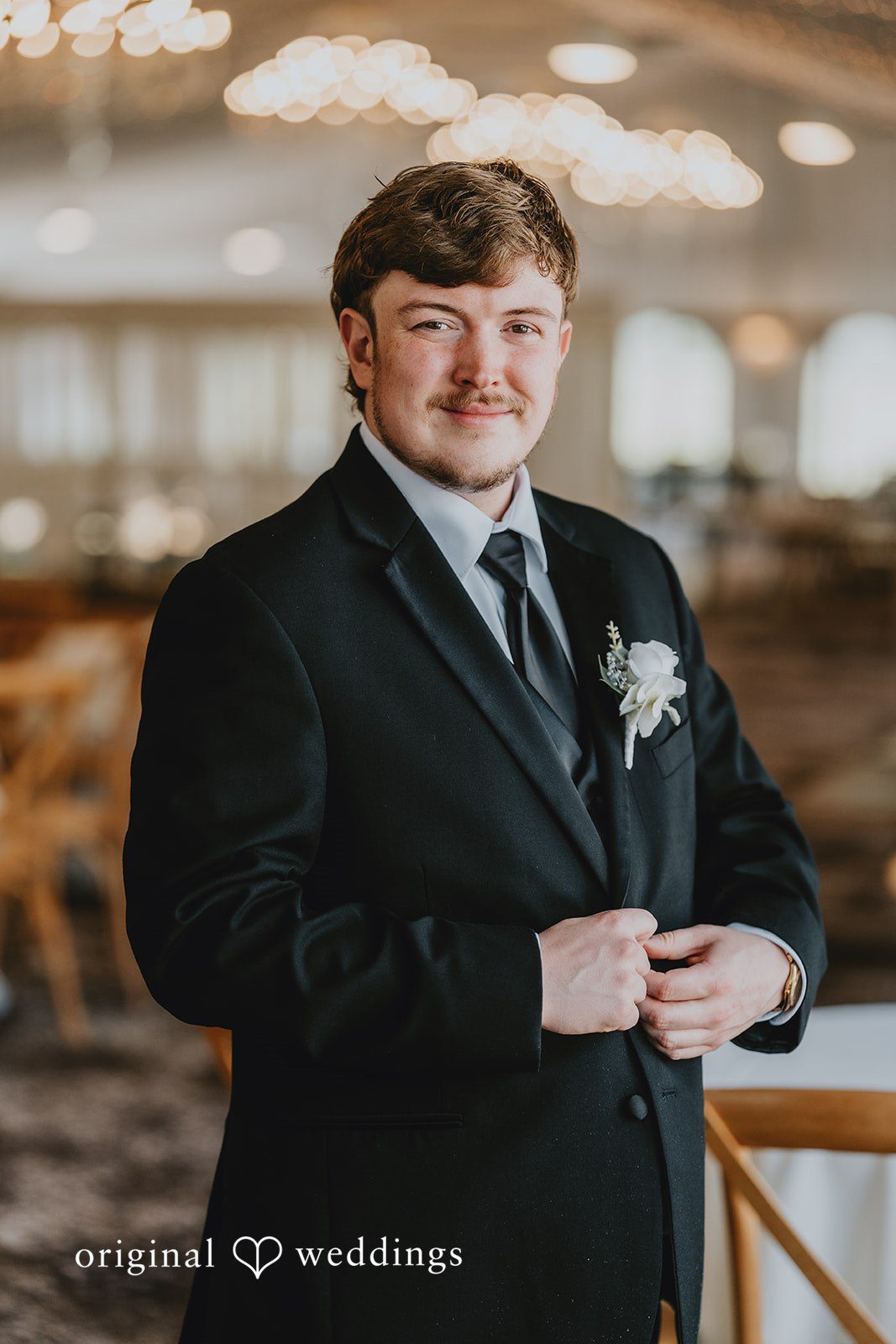 Stunning picture of groom