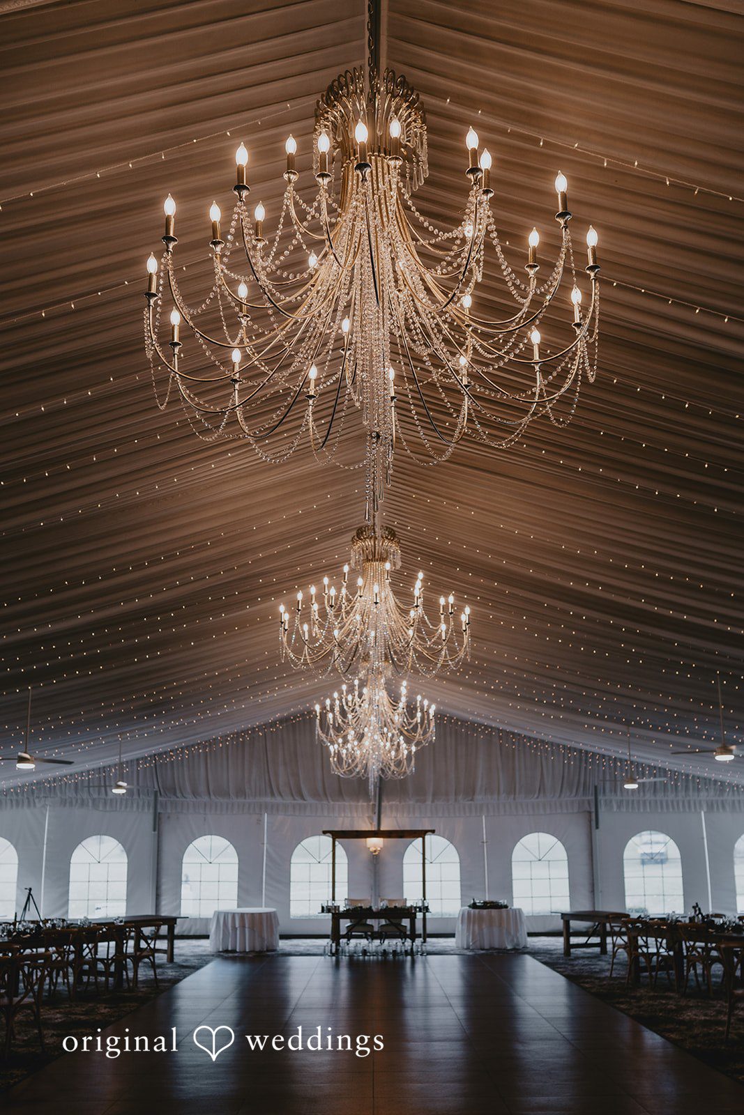 Stunning indoor celebration space at West Hills Country Club