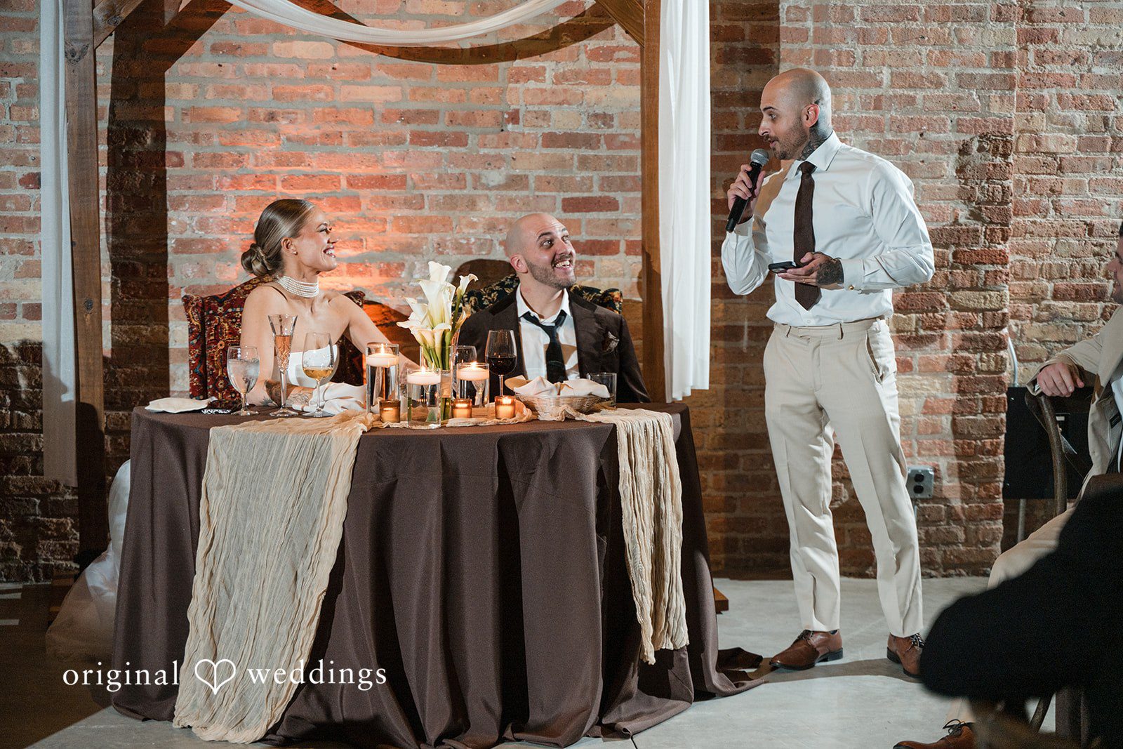 Erin + Zack A beautiful moment from the wedding reception