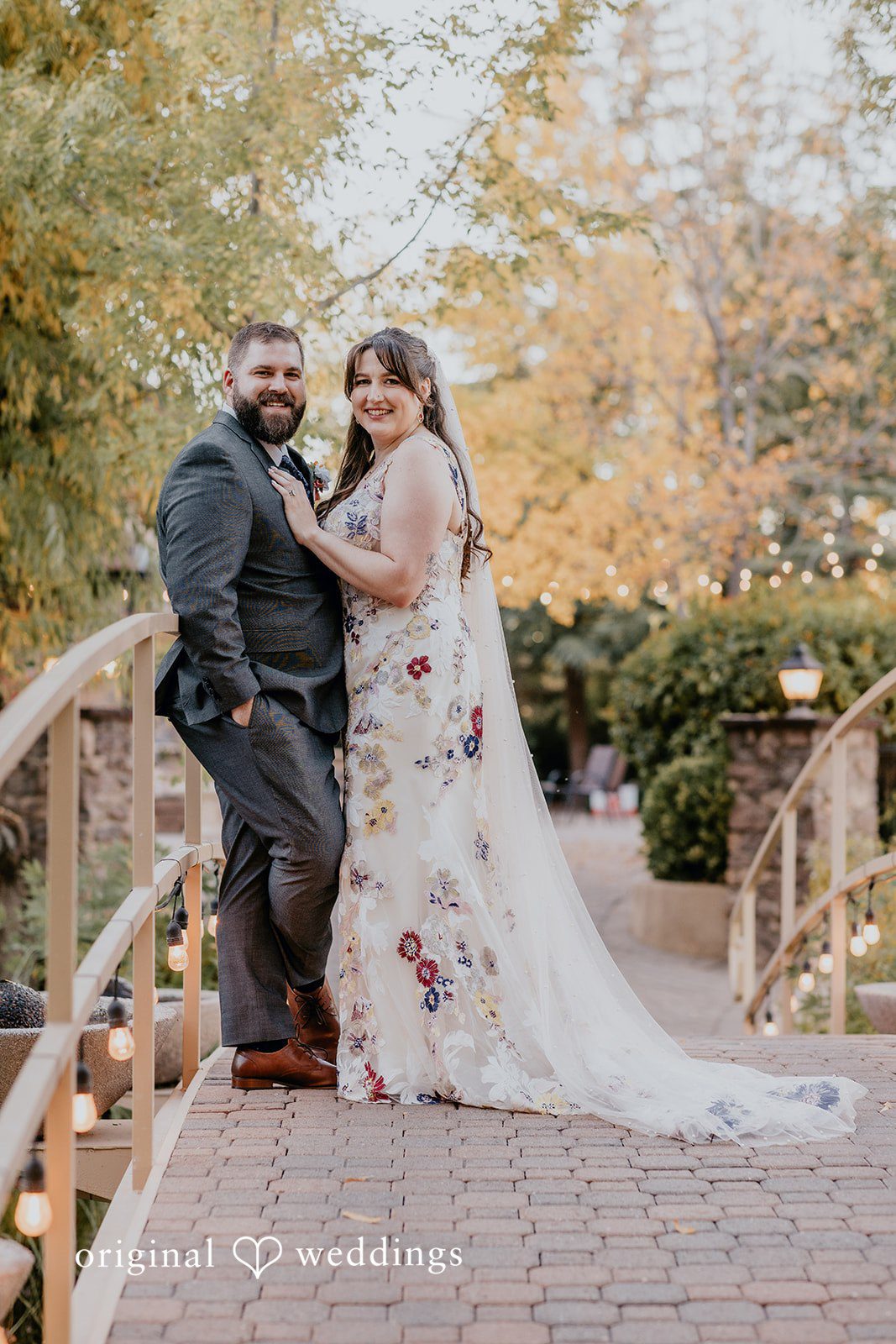 Elegant smiling couple portrait session at Windmill House