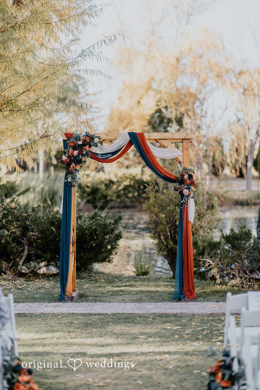 Elegant  wedding venue setup at Windmill House