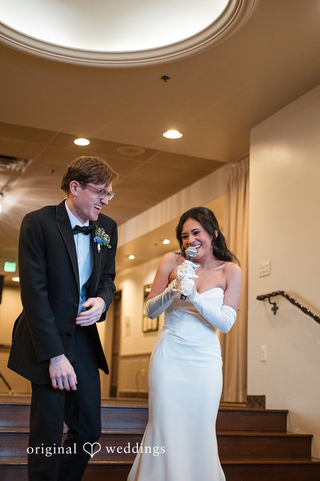 Phoenix Wedding Photographers capturing bride and groom standing together at Agave of Sedona by Original Weddings