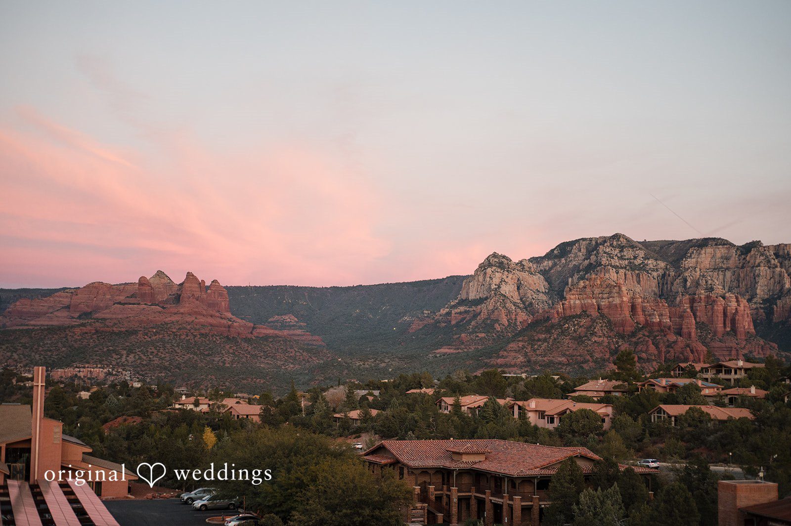 Beautiful exterior view of Agave of Sedona wedding venue