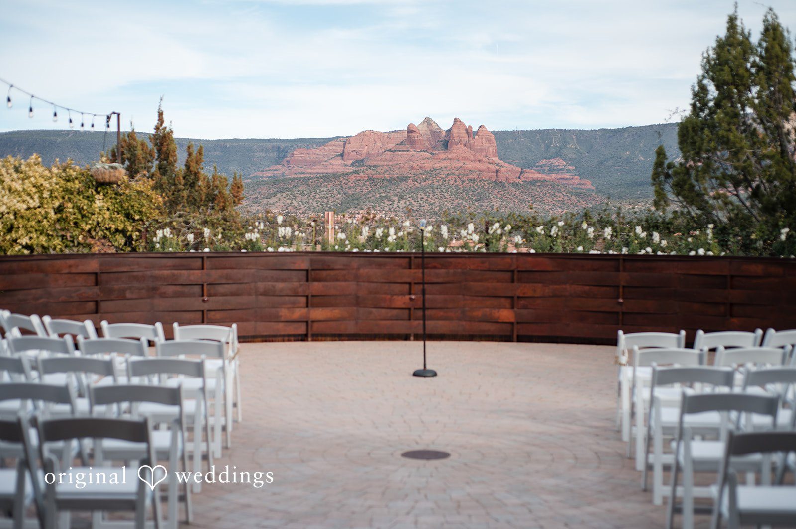 Romantic venue atmosphere photographed at Agave of Sedona