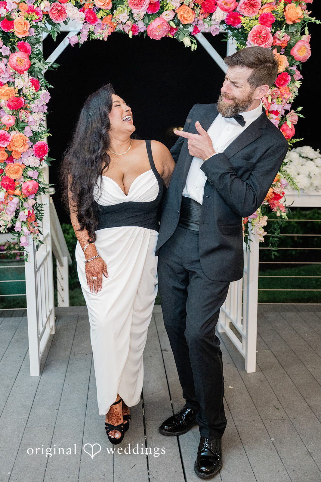 Couple having a fun moment with each other at Anchor Inn