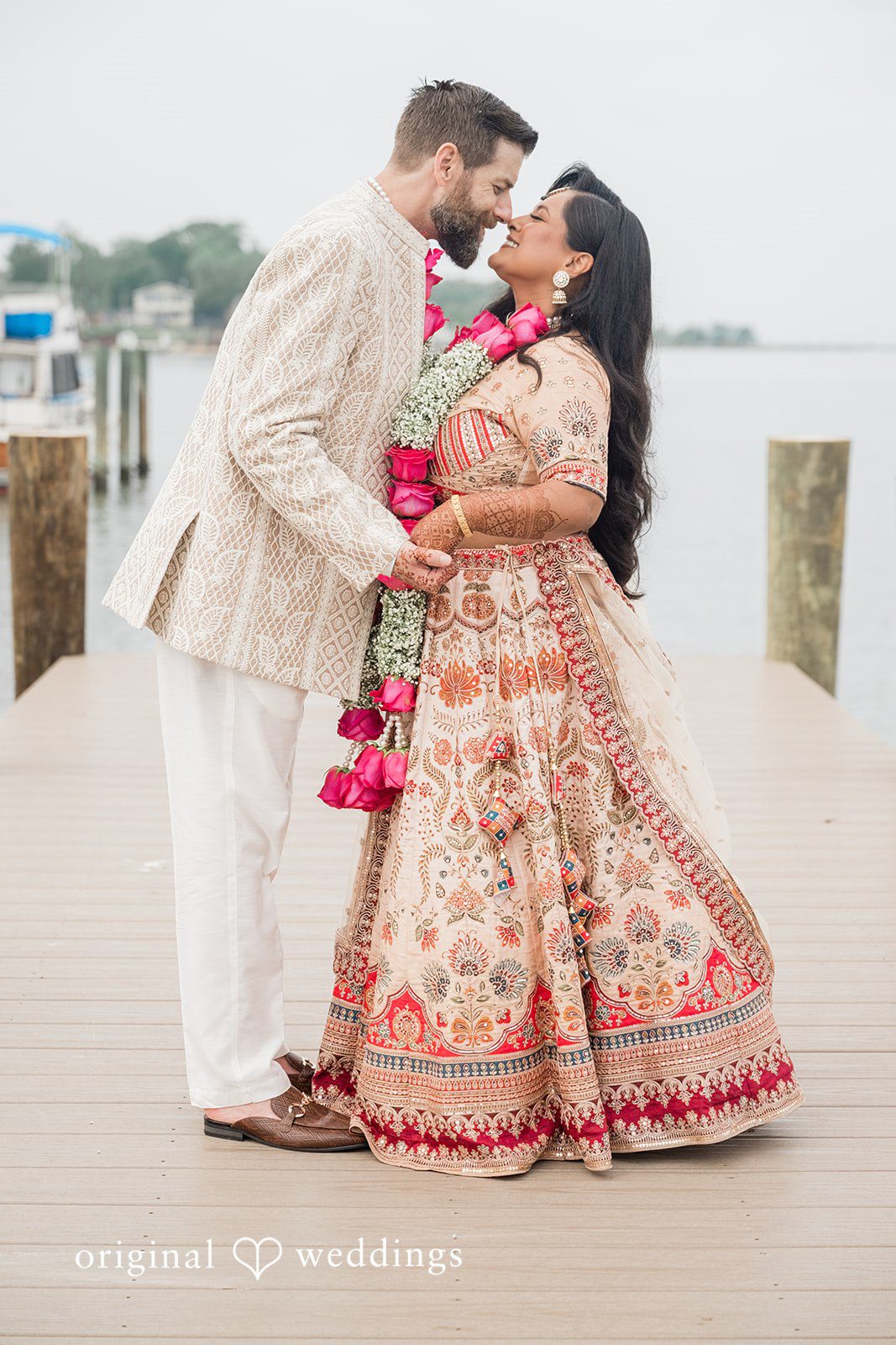 Romantic pose of couple at Anchor Inn
