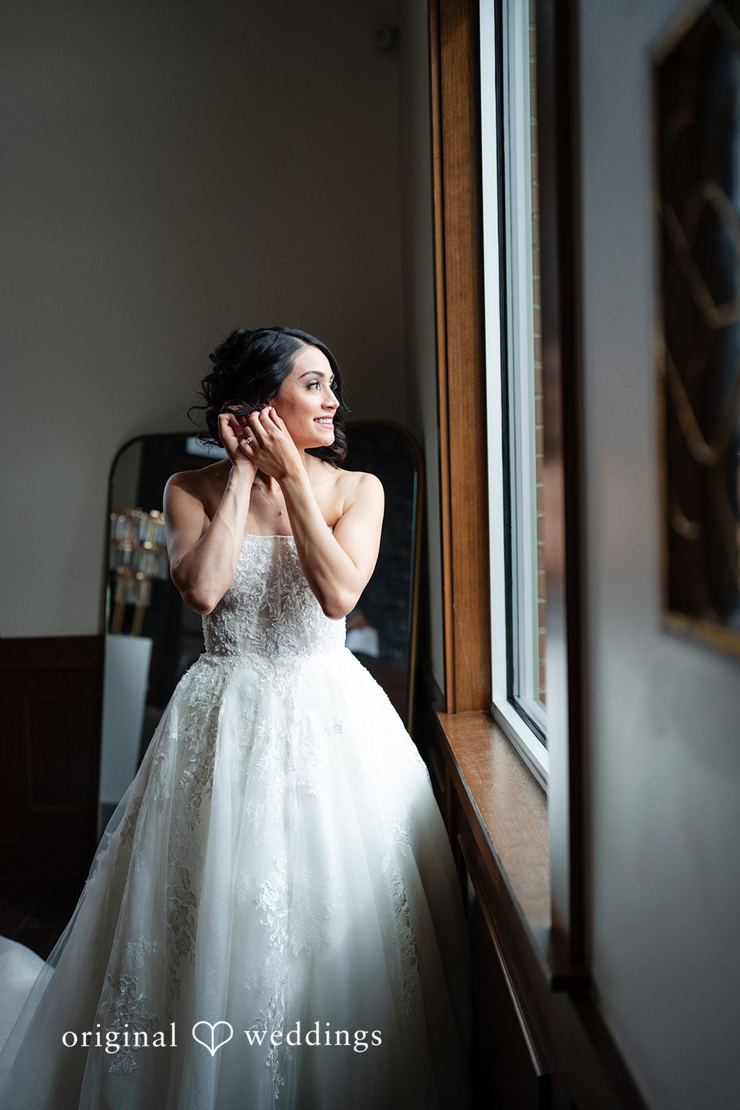 Emily + Miguel The bride